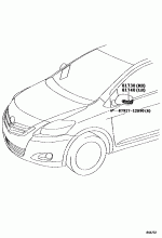 SIDE TURN SIGNAL LAMP & OUTER MIRROR LAMP 2